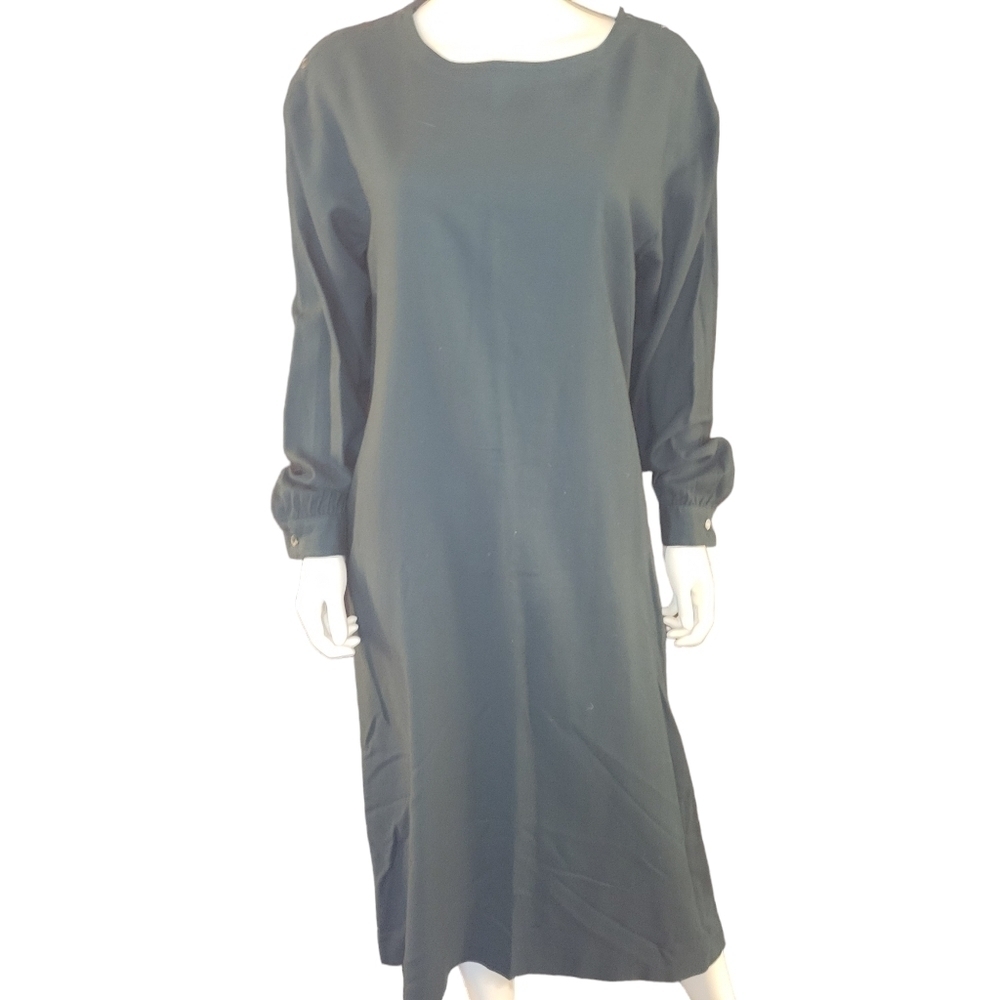Calvin Klein Dress Forest Green 8 Wool - Picture 2 of 3